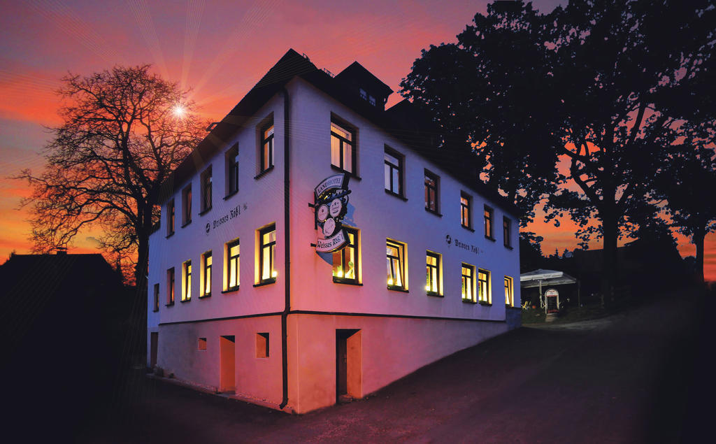 Landhotel Weisses Roess'L Adorf Exterior foto