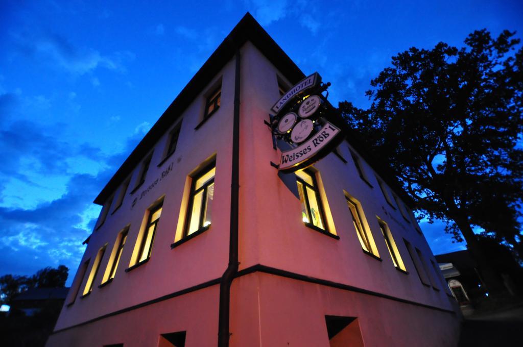 Landhotel Weisses Roess'L Adorf Exterior foto